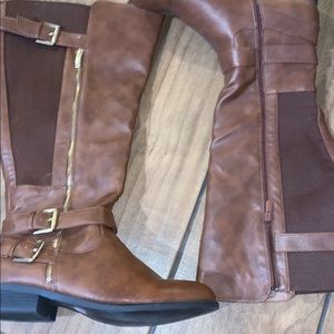 Brown Torrid calf high boots